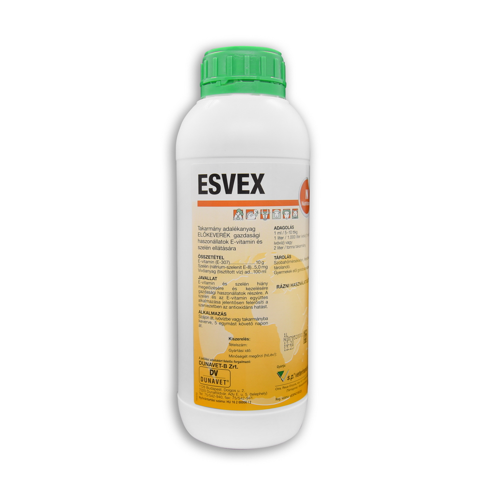 ESVEX folyékony premix valamennyi állatfaj részére