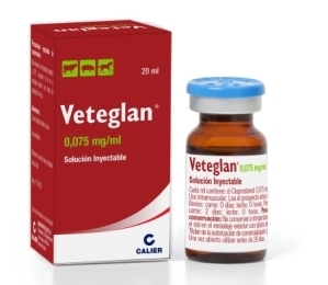 VETEGLAN 0.075 mg/ml oldatos injekció tehenek,kocák és kancák számára A.U.V.