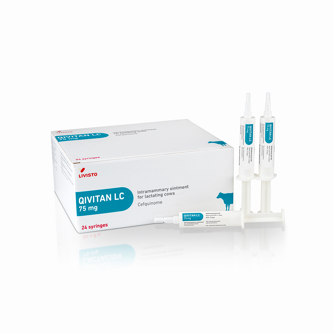 QIVITAN LC 75 mg intramammális kenőcs tejelő tehenek részére A.U.V.