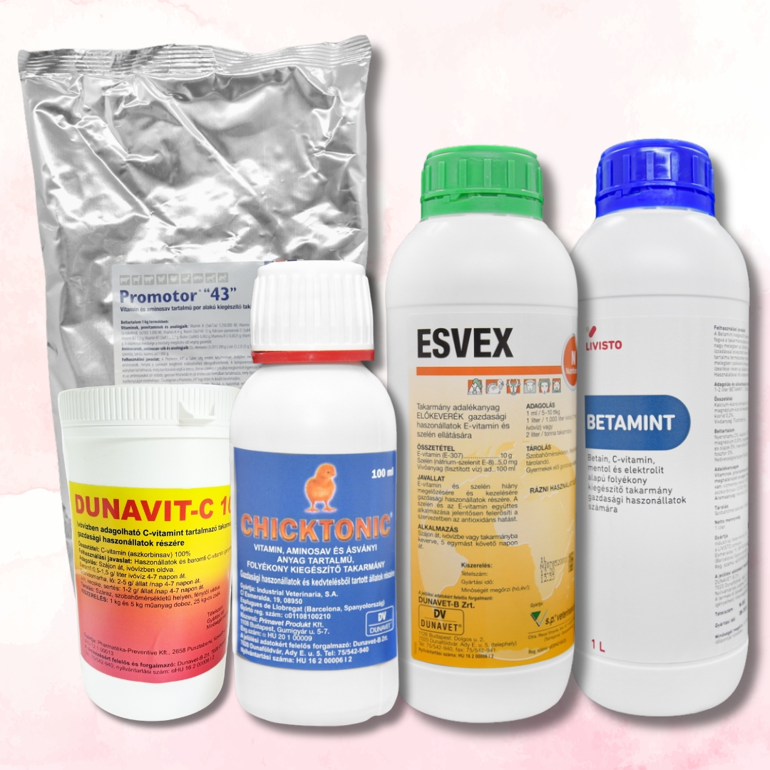 VITAMINKÉSZÍTMÉNYEK (Szájon át adható)